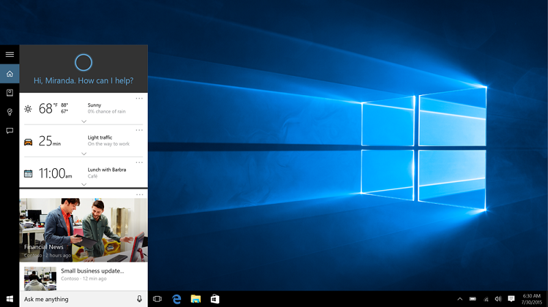 Windows-10-Cortana