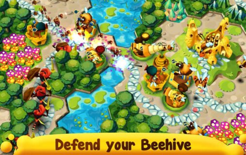 بازی استراتژی و جذاب BeeFense برای ویندوز ۱۰ موبایل و کامپیوتر