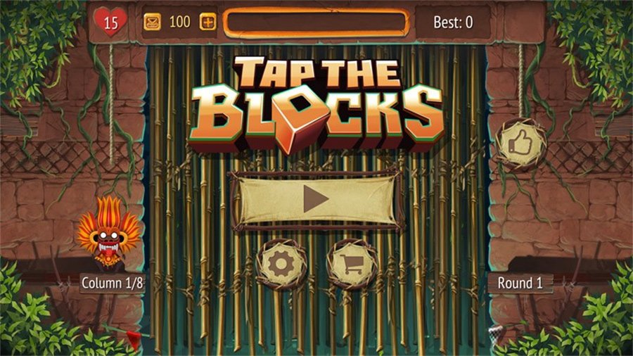 بازی جذاب Tap the Blocks را بروی موبایل، تبلت و کامپیوتر خود دانلود کنید!