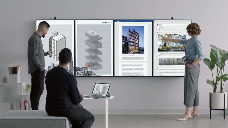 Microsoft Surface Hub 2 دستگاهی مسحور کننده در هزاره سوم (ویدیو)