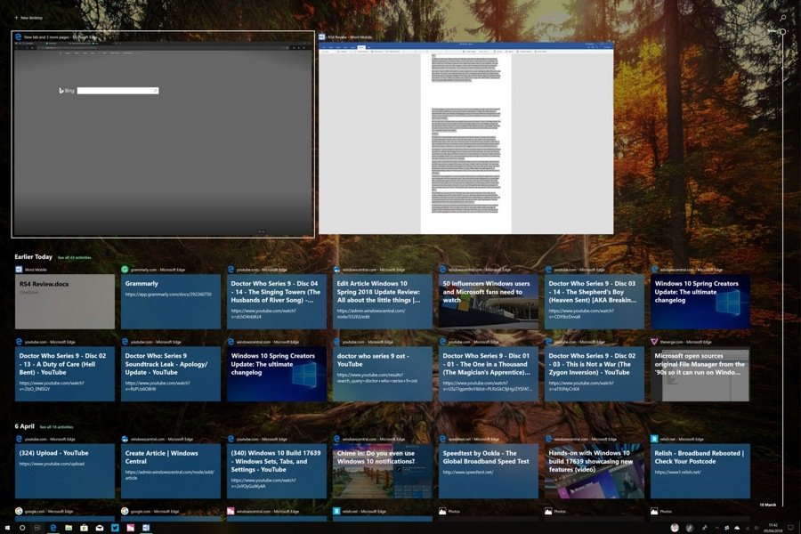 Windows 10 Timeline چیست و چه قابلیت هایی را در اختیار قرار می دهد!؟